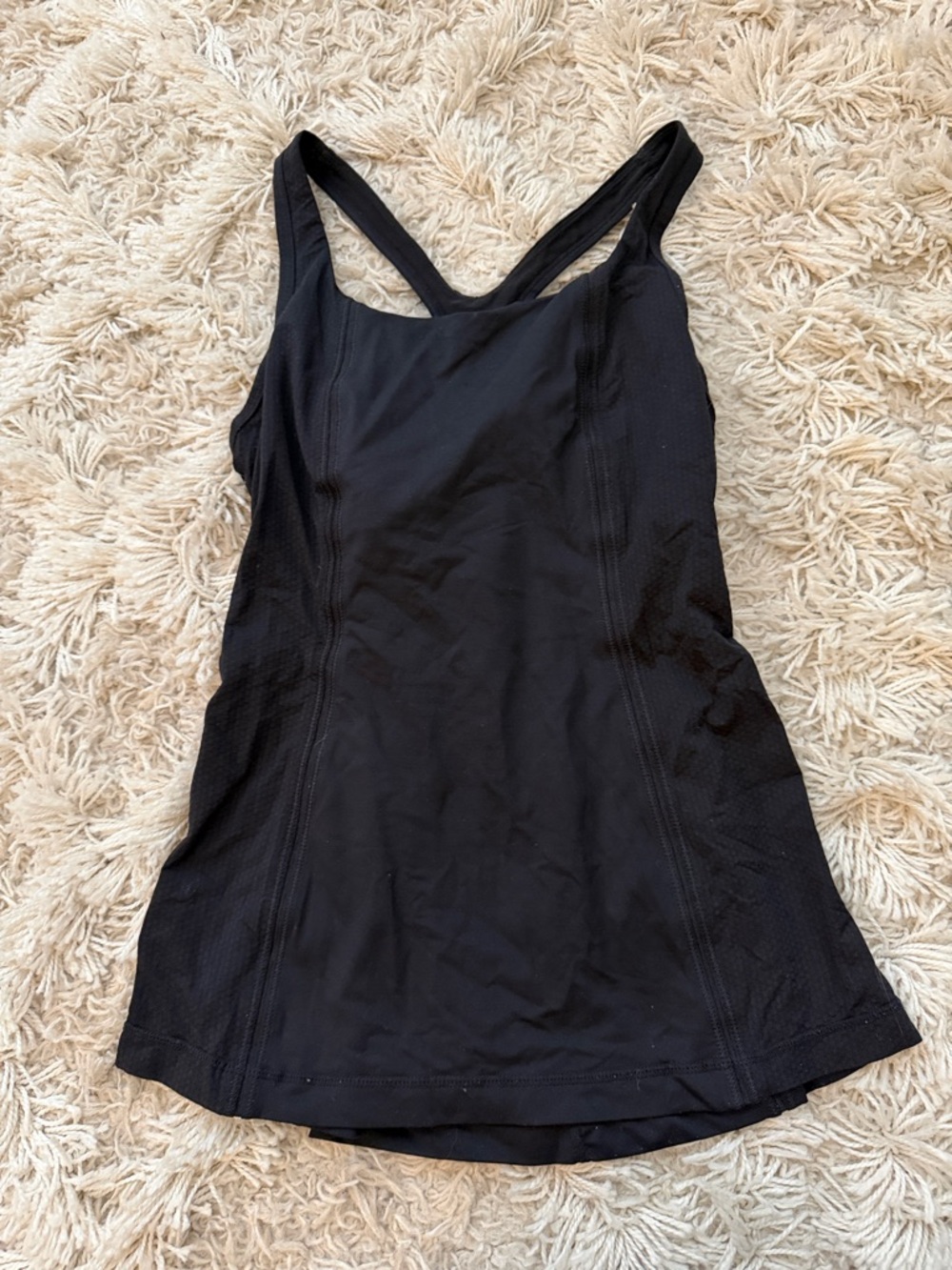 lululemon athletica Black Racerback Workout Tank